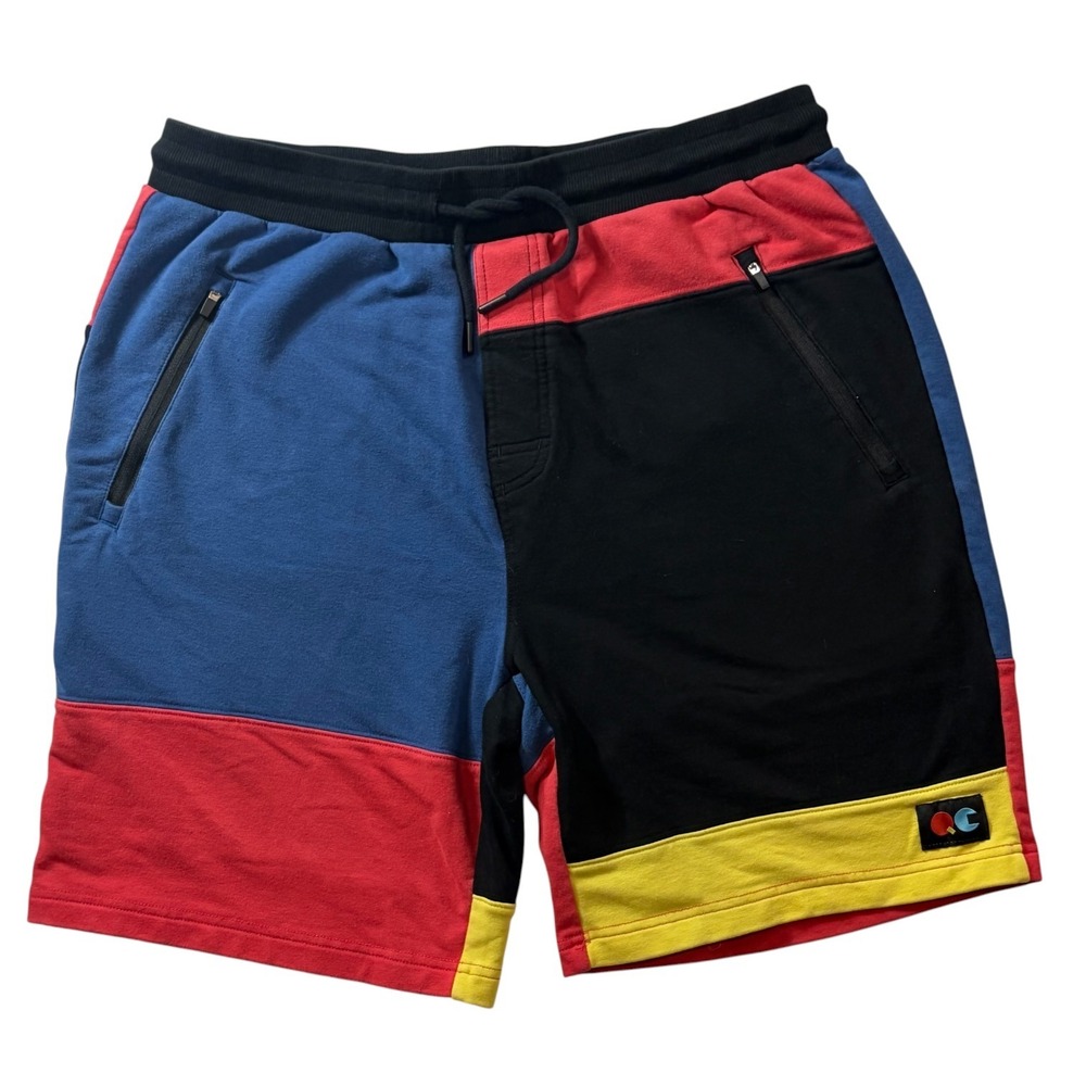 Quality Content CaptainSparklez Color Block Fleece Sweat Shorts Large